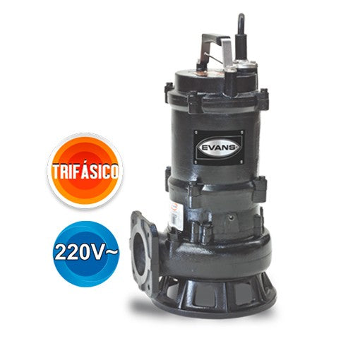 BOMBA PARA LODOS 5.0HP 3F 220V - SV3ME0500G