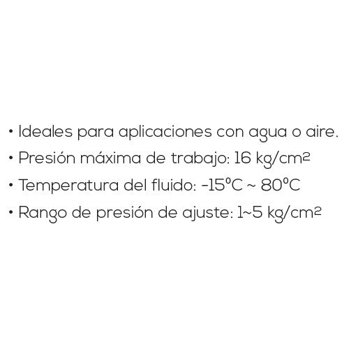 VÁLVULA REDUCTORA DE PRESION 1" - AB-VRDP100R