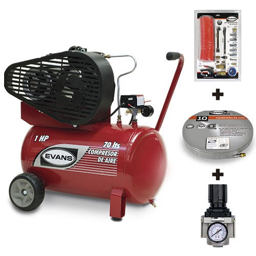KIT COMPRESOR 1.0HP 70L - K-E055ME100-070
