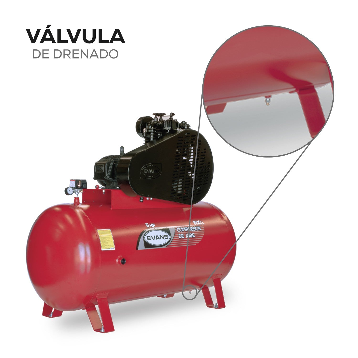 KIT COMPRESOR 5HP 500L - K-E230ME500-500