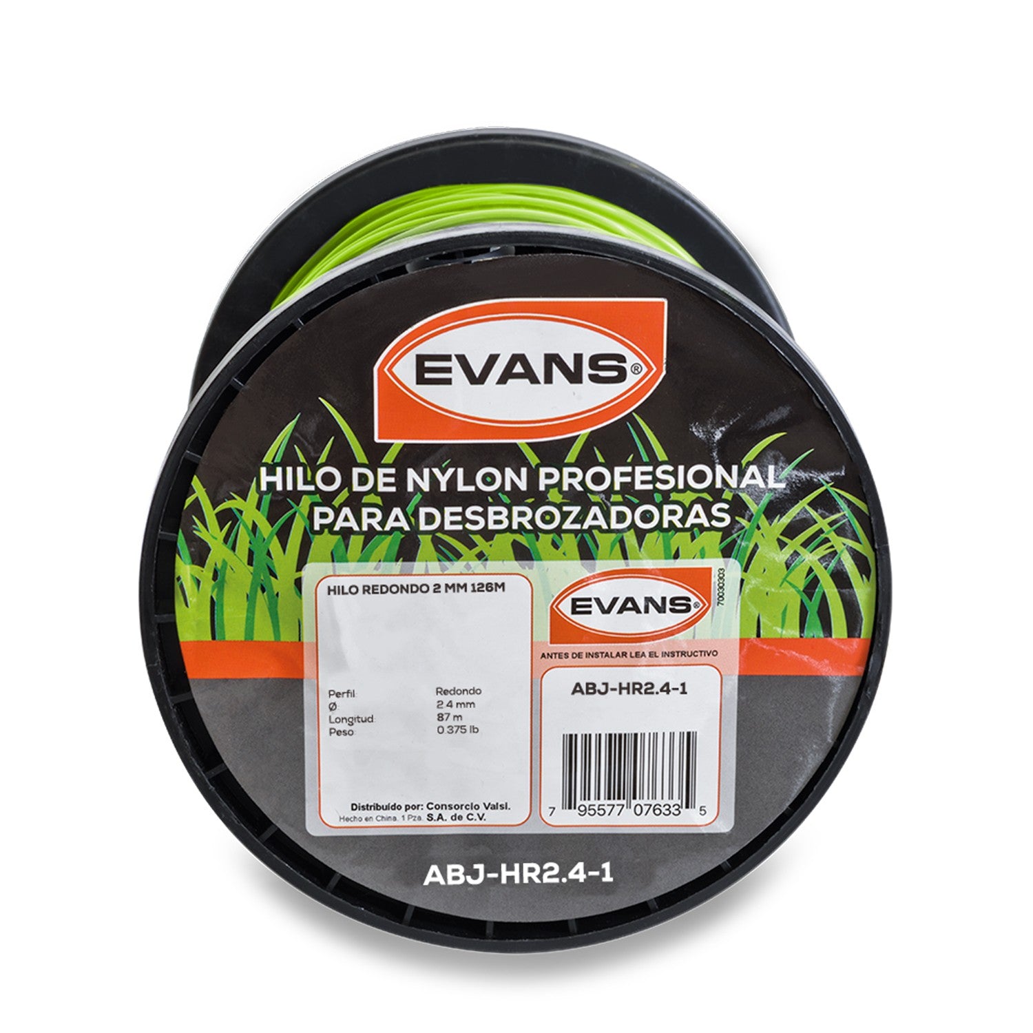 HILO DESBROZADORA 2.4MM 87M - ABJ-HR2.4-1