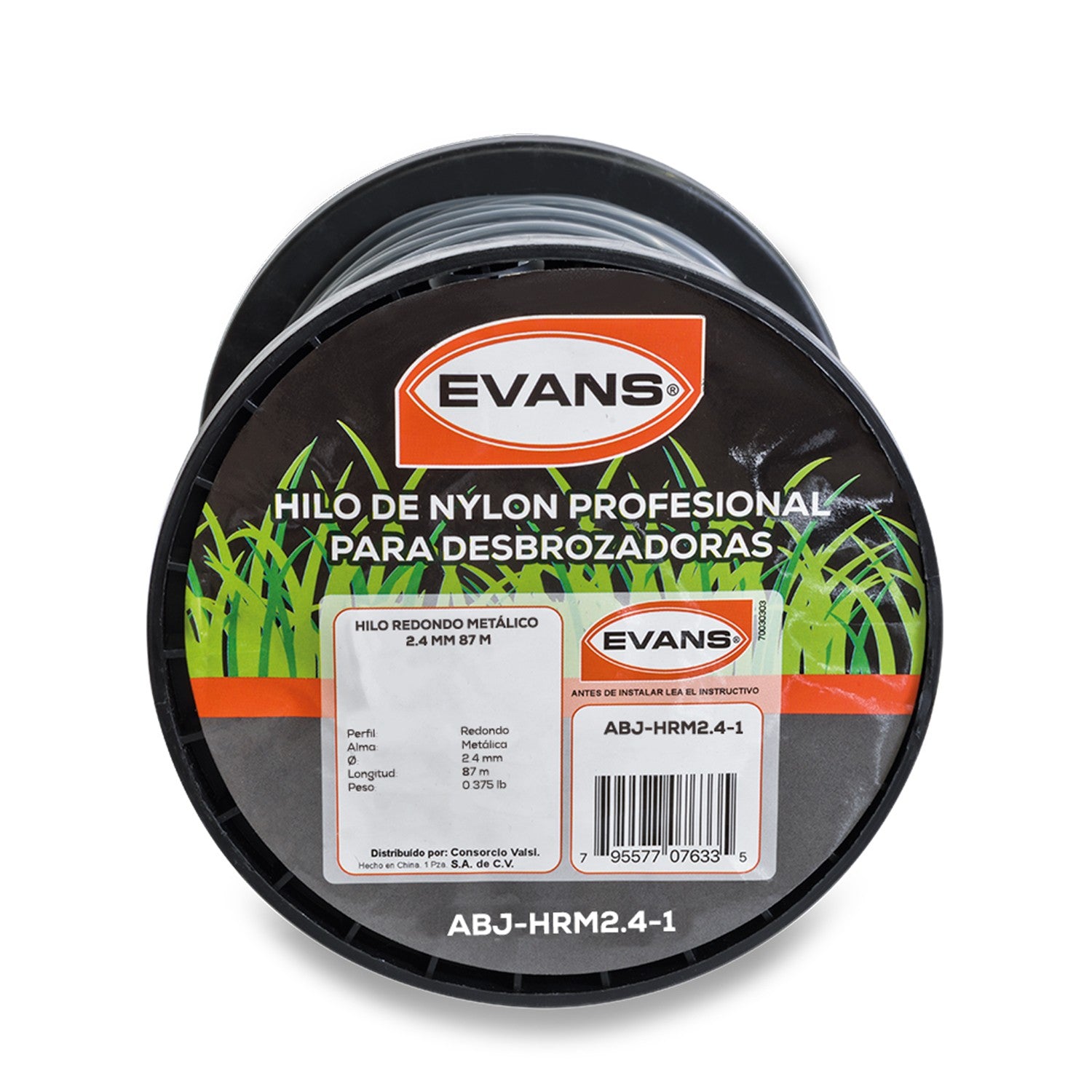 HILO REFORZADO DESBROZADORA 2.4MM 87M - ABJ-HRM2.4-1