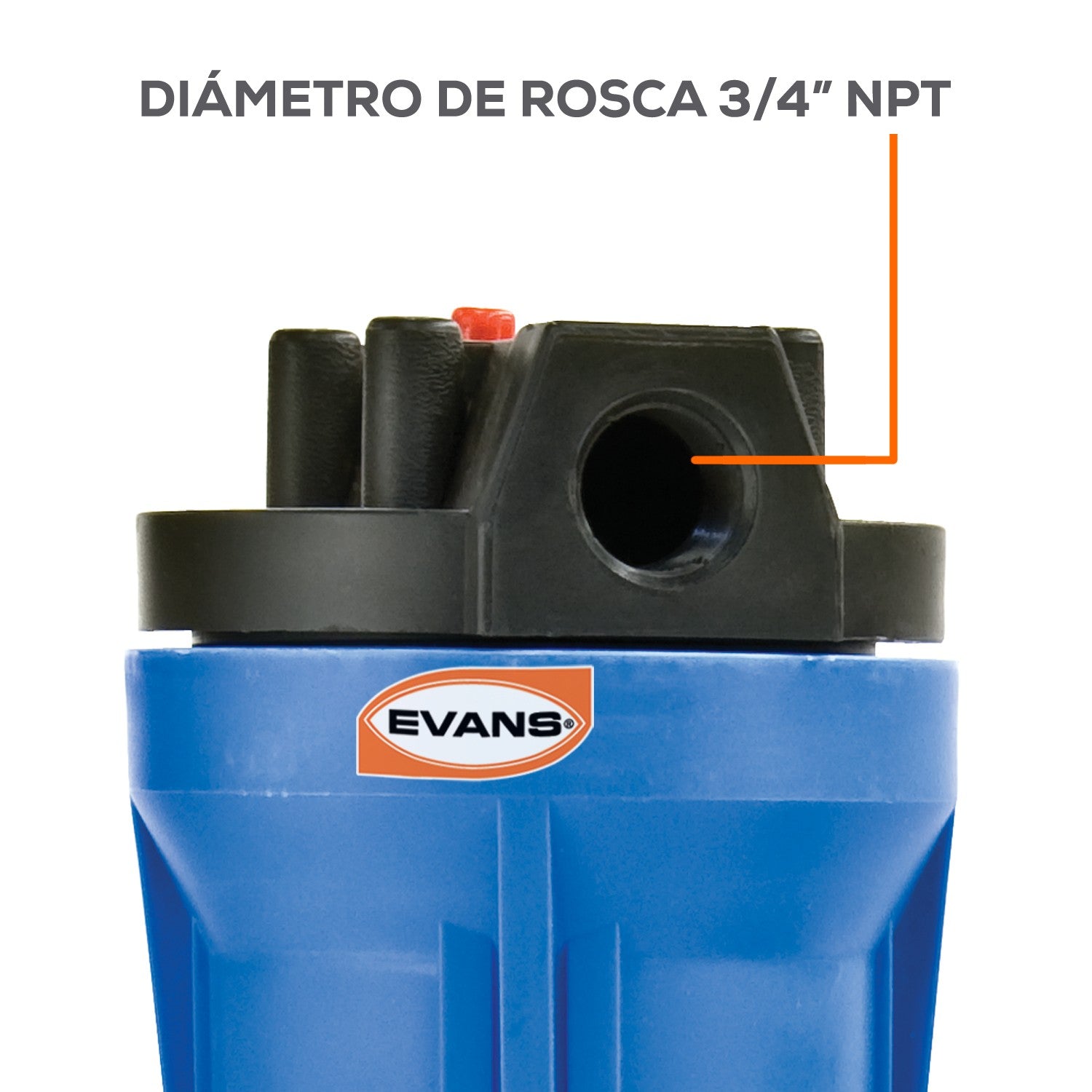 PORTA CARTUCHO 2.5X10" - BLUE121-10B