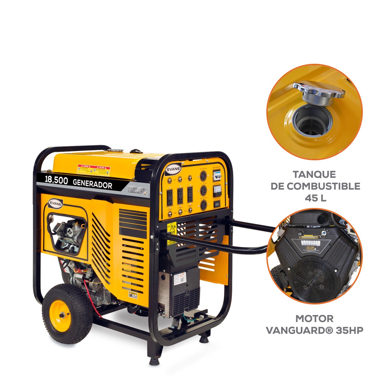 GENERADOR MONOFASICO 19.5KVA B&S - G185MG3500BS