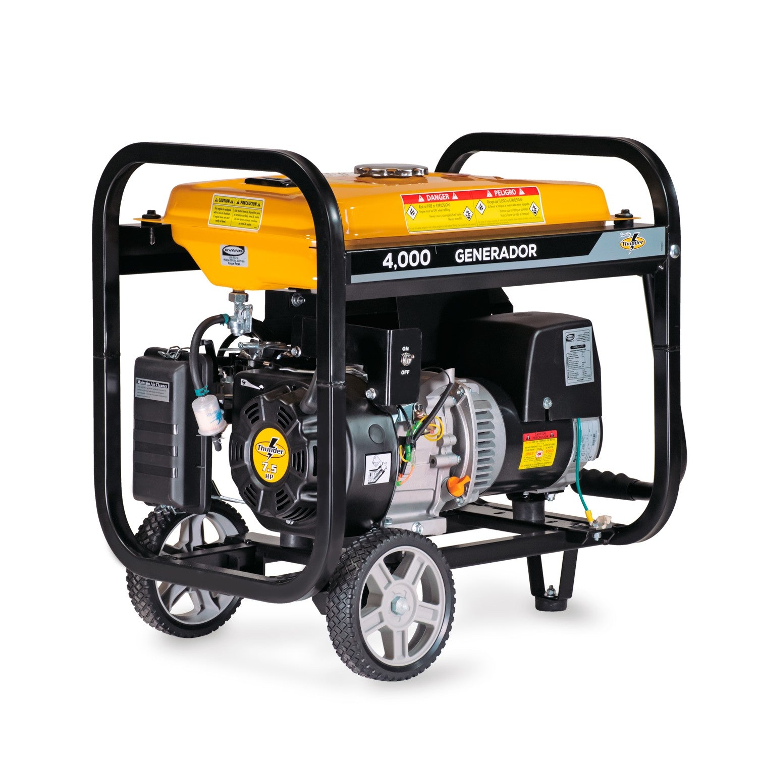 GENERADOR 3.8KVA 7.5HP A/M THUNDER - G40MG0750TH