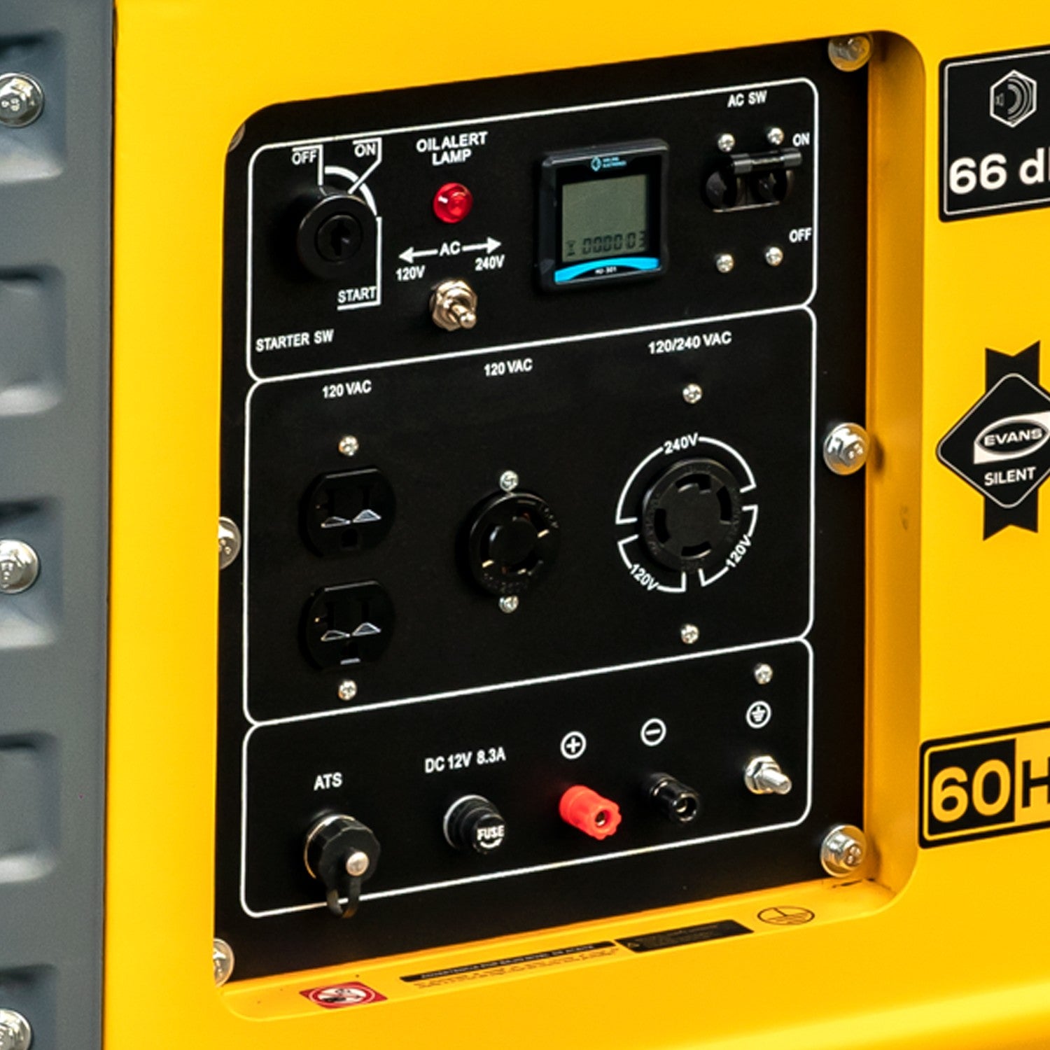 GENERADOR 6.0KVA 10.0HP C/CABINA THUNDER - GS065MD1000TH