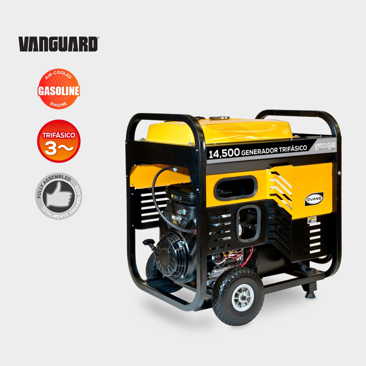 GENERADOR TRIFÁSICO 15.0KVA 23.0HP A/E B&S - GT145MG2300BS