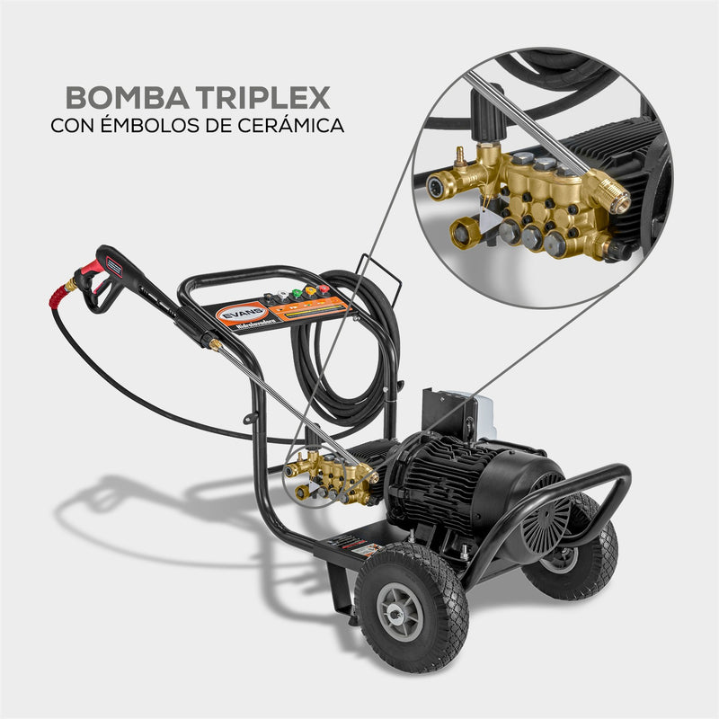 HIDROLAVADORA ELECTRICA 5HP 220V 3F - HI16L20ME05004