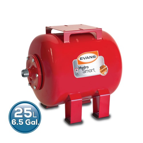 TANQUE HIDRONEUMÁTICO HORIZONTAL 25L - EQTH-025HE