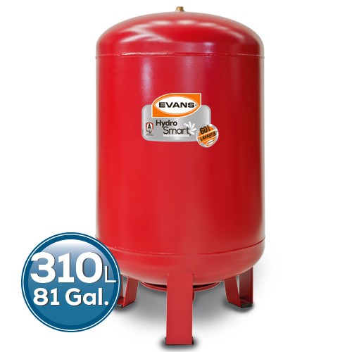 TANQUE HIDRONEUMÁTICO VERTICAL 310L - EQTH-310VE