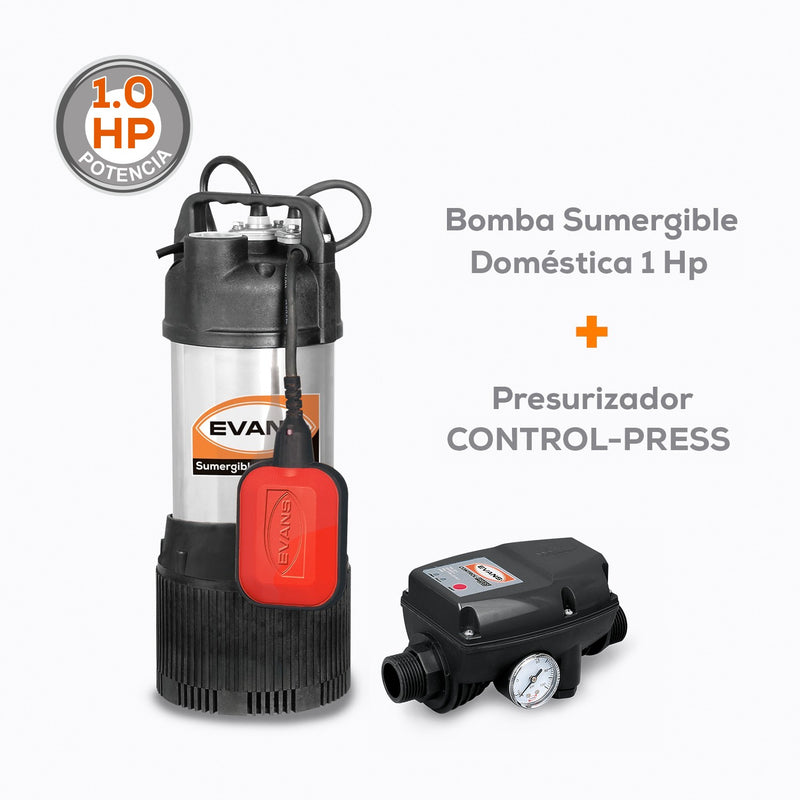 KIT INTEGRAL DE PRESION 1 HP - KIT-SPM1100