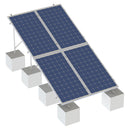 ESTRUCTURA PARA 4 PÁNELES SOLARES 2X2 - ASB4MFV-2X2